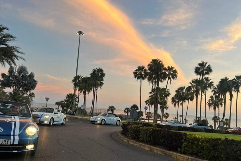 Sunset Tour in Beetle Convertible West Coast 2