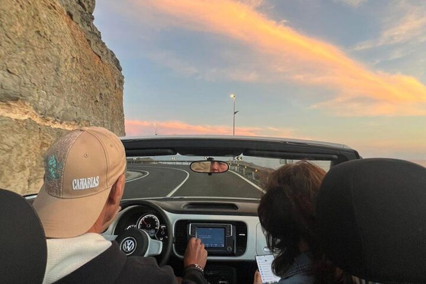 Sunset Tour in Beetle Convertible West Coast 3