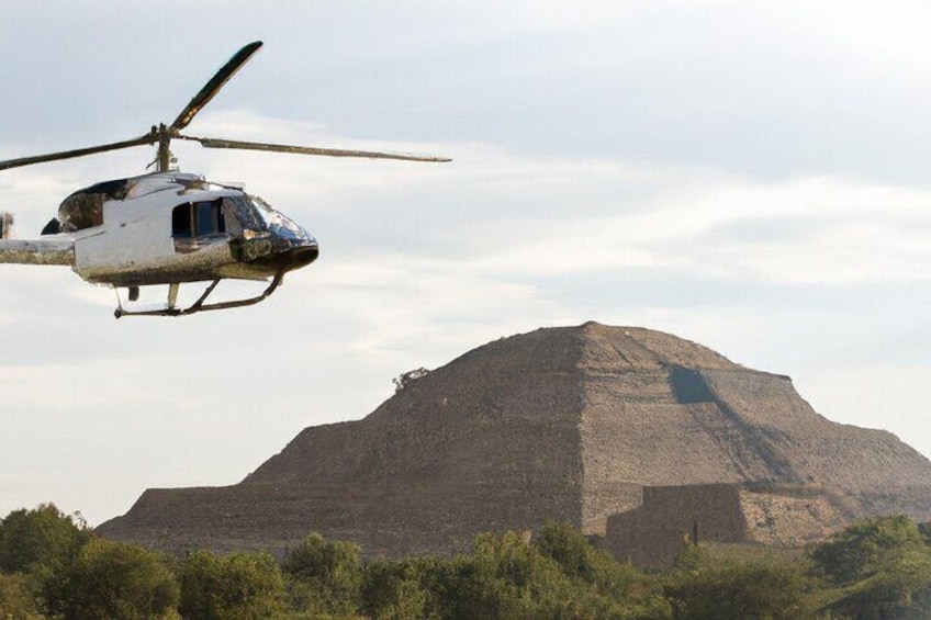 Private Helicopter Tour - Teotihuacan Pyramids