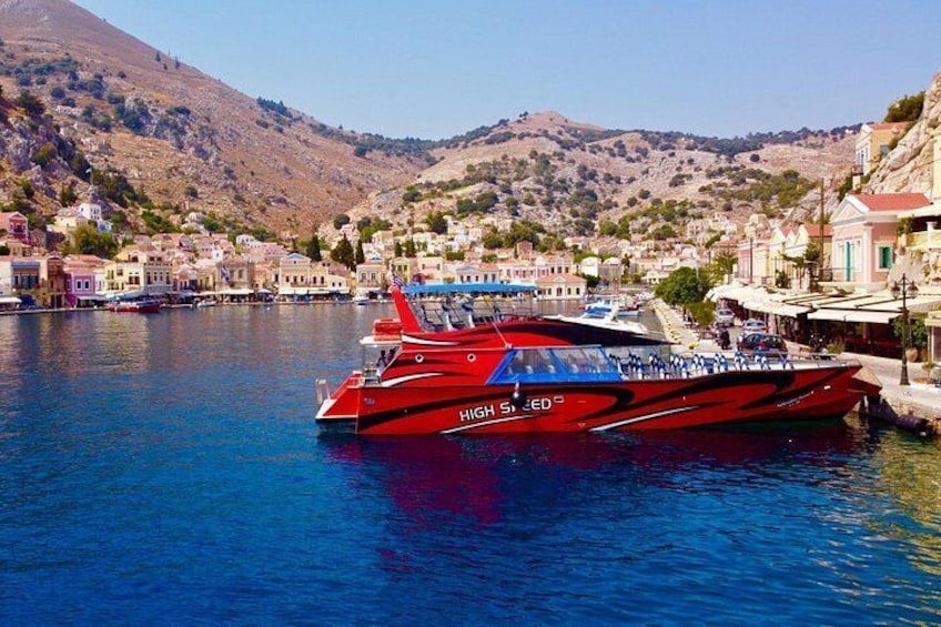 Fast Boat To Symi & St George's Bay Directly from Faliraki Beach 2