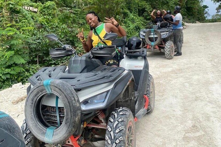 ATV & Bamboo Rafting With Limestone Massage. 2