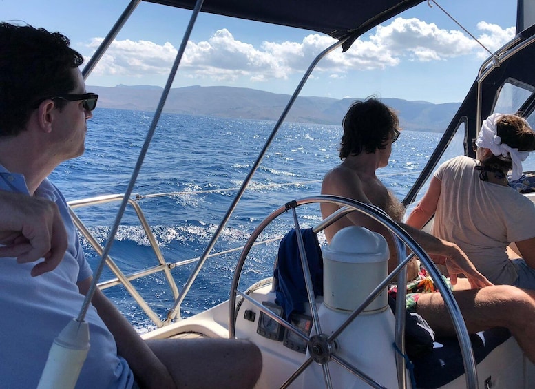 Chios: Boat Cruise, Sailing, Swimming with Meal 1