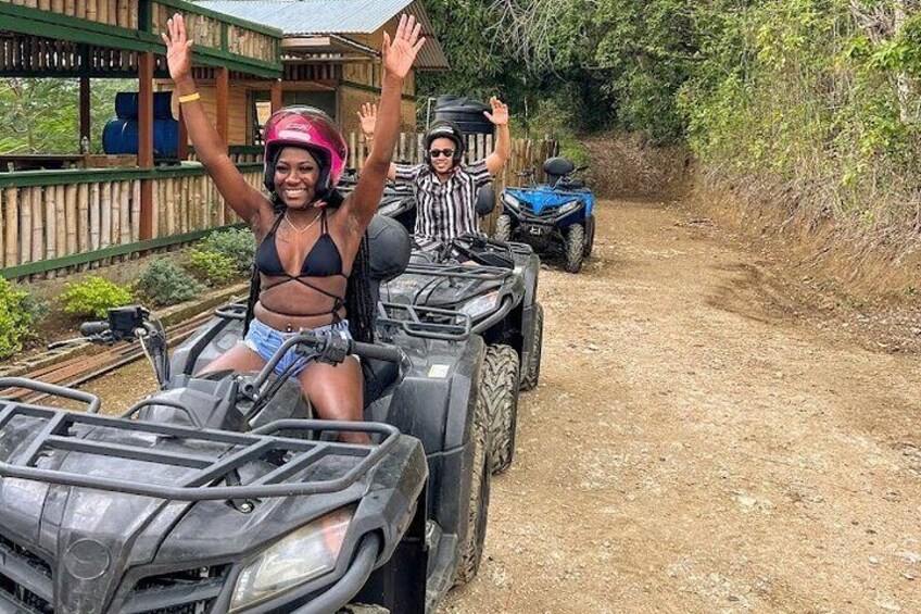 Private ATV Ride 7 Mile Beach & Rick’s Café Negril Tour