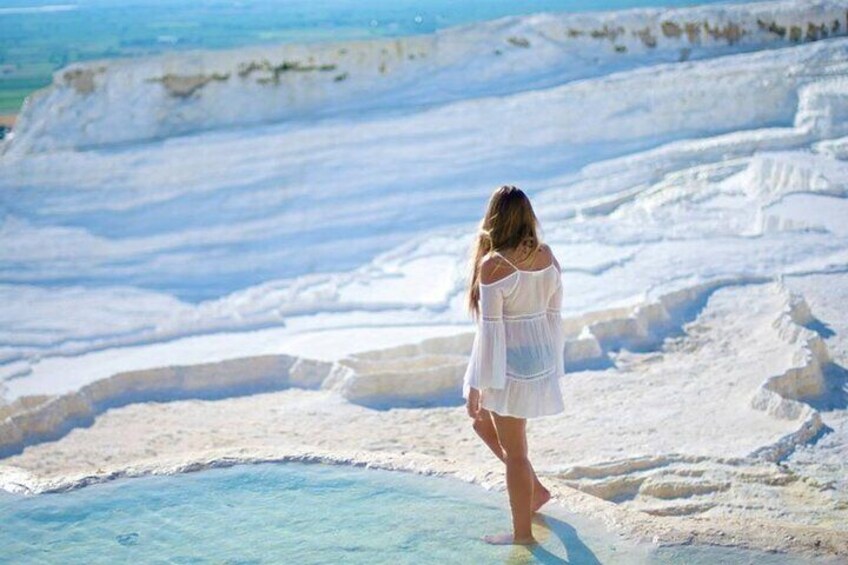 Side Pamukkale Day Trip w/Breakfast & Lunch (No Shopping)