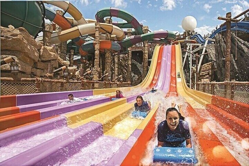 Abu Dhabi Yas Waterworld Tickets With Meal 