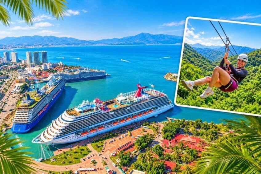 Ziplines for cruise passengers + Jorullo Bridge 3