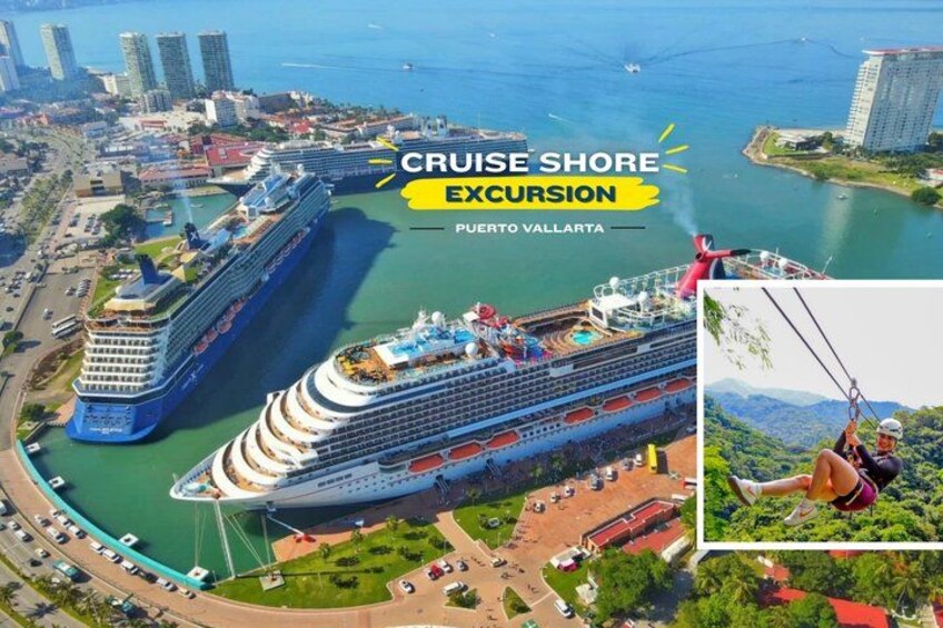 Ziplines for cruise passengers + Jorullo Bridge 2