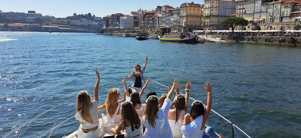 Picture 7 for Activity PORTO:LUXURY YACHT CRUISE-6 BRIDGES-DOURO WINE-SUNSET OPTION 3