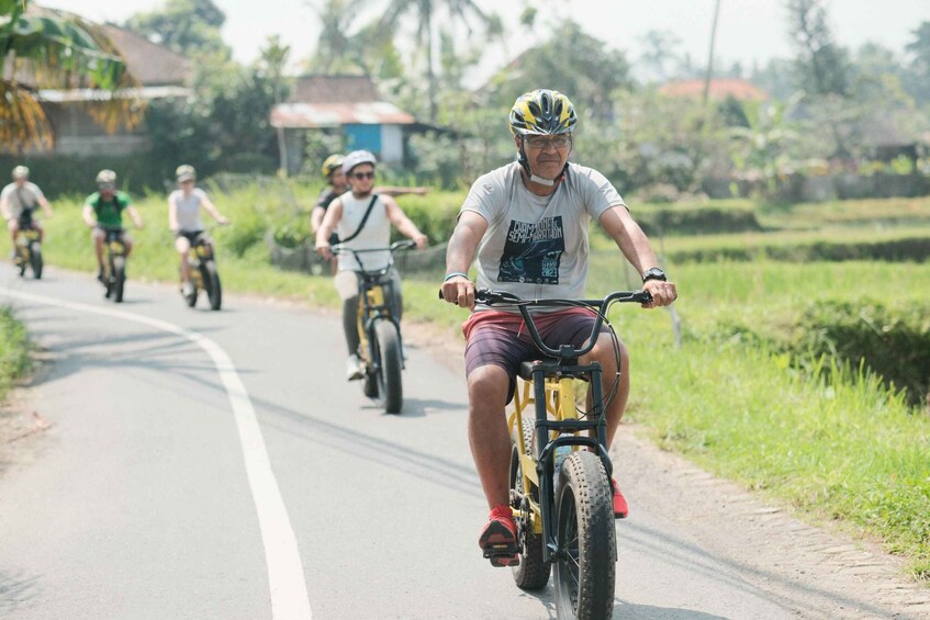 Picture 21 for Activity Ubud: Rice Terraces & Villages Half-Day Fat Tire E-Bike Tour 3