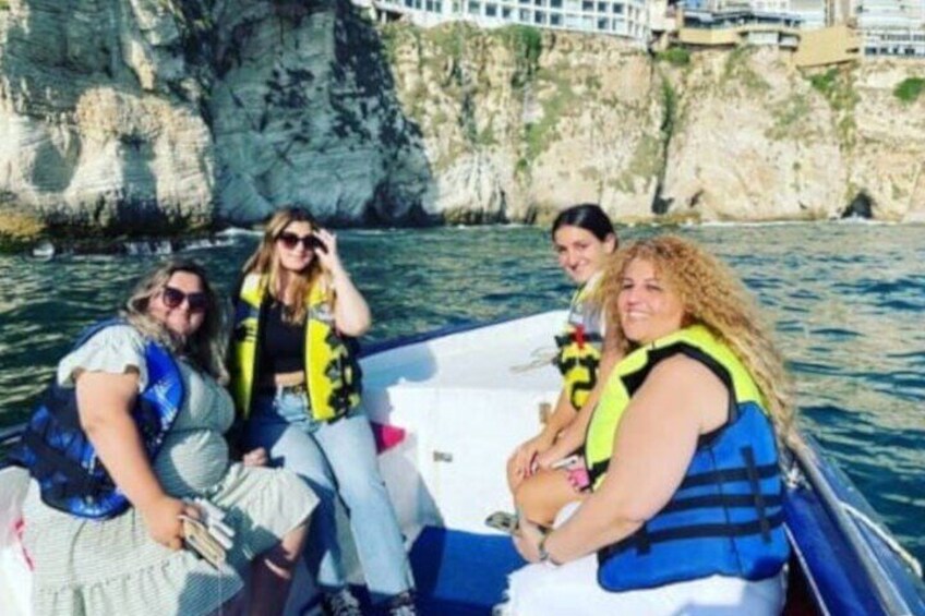 Pigeon Rocks Boat Ride Beirut (Raouche Rocks)