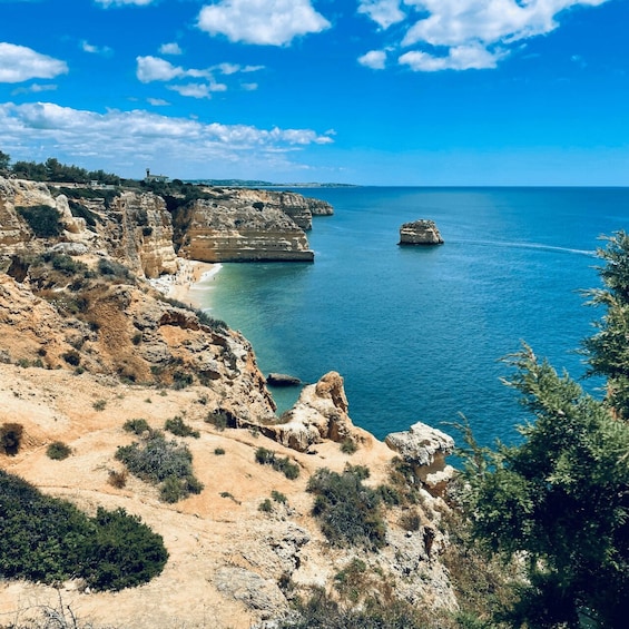 Picture 4 for Activity From Faro: Benagil, Algar Seco & Marinha Beach Tour 3
