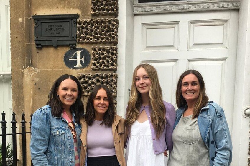 At No. 4 Sidney Place , the Austen’s first Dwelling in Bath in 1801 3