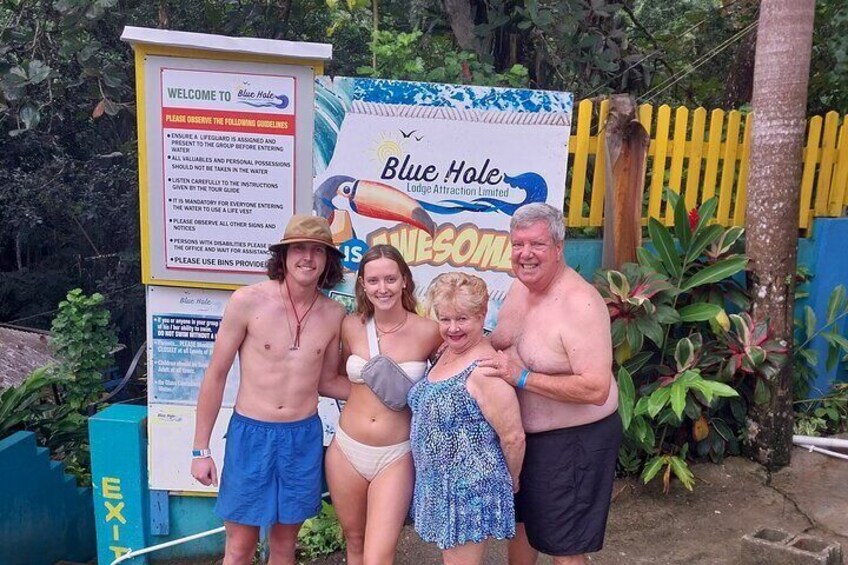 Private Blue Hole and River Tubing Tour