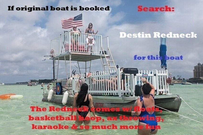 TOP 10 Private Capt Pontoon to Crab Island Choose 3,4,5, or 6 Hr 3