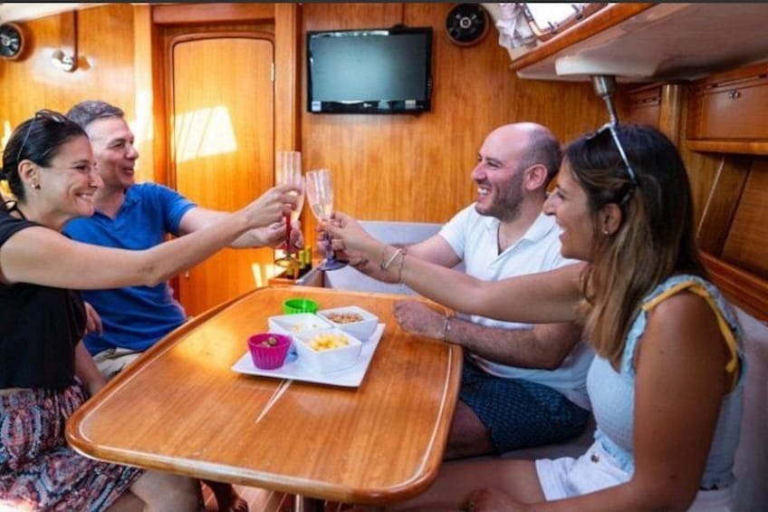 Catania boat tour along the coast with aperitif and snorkeling 2