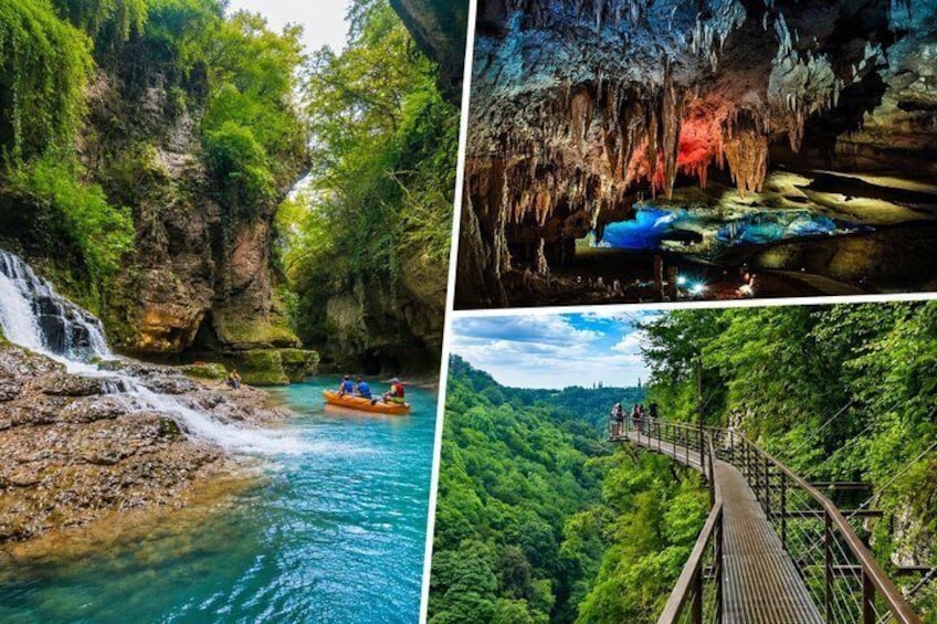 Prometheus Cave, Okatse Canyon & Martvili Canyon from Kutaisi 1