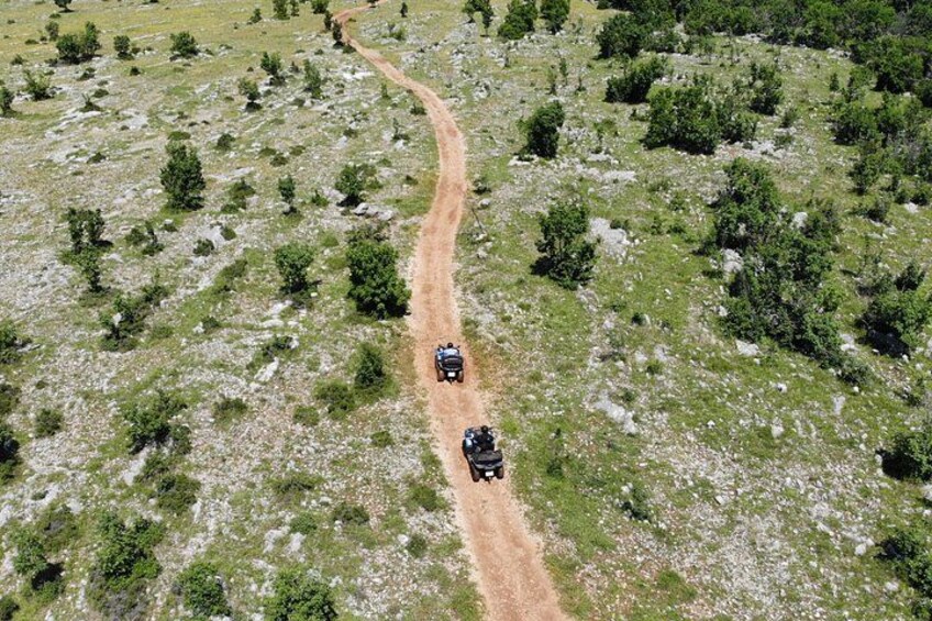 From Split: Small group ATV ride in Dinara NP 2