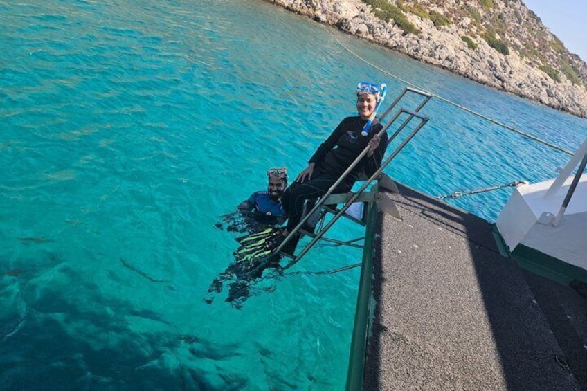Half Day Snorkelling Experience with a dive boat in Kos Greece 4