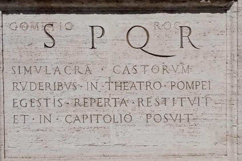 "Senatus Popolus Que Romanus" Symbol of Rome 4