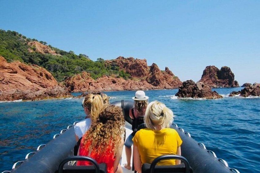 Calanques and red rocks - Departure Saint Raphaël 2