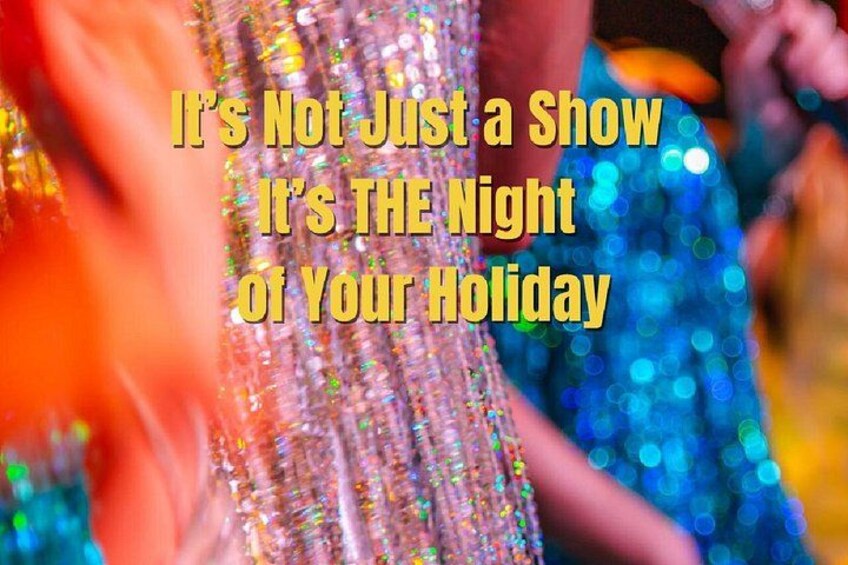 A person in a glittery, sequined dress. 3