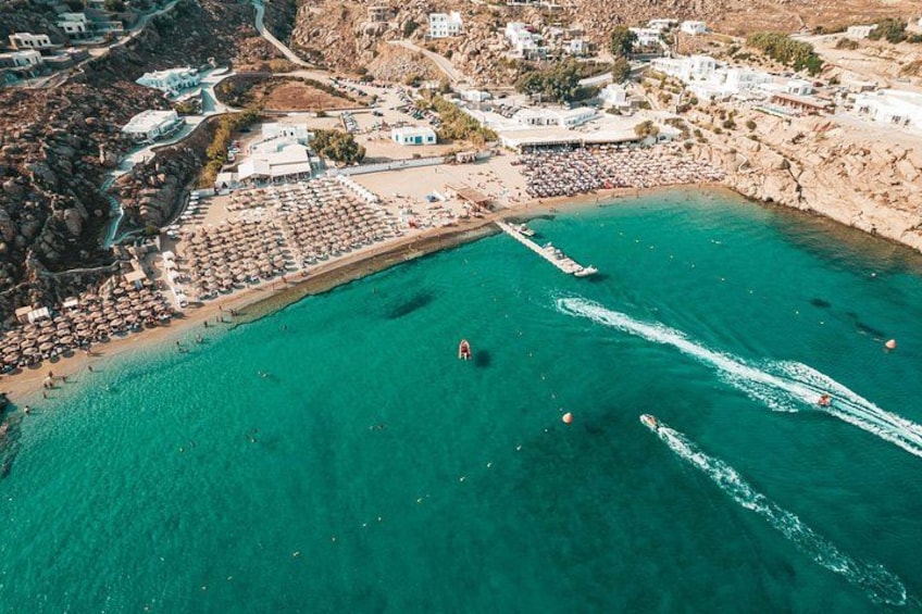 Super Paradise Beach Mykonos Seaside Sunbed (1st row) 2