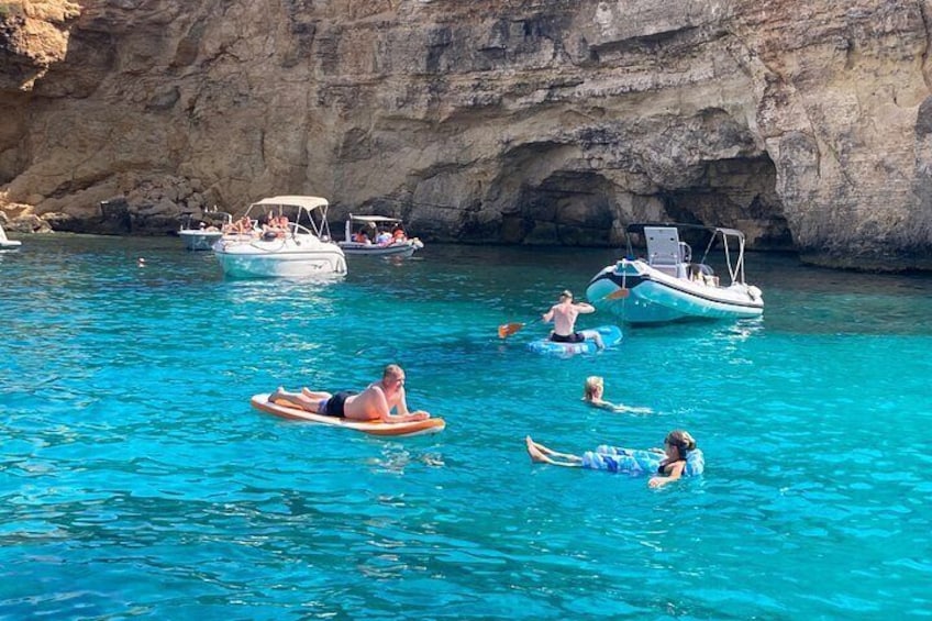 Private Boat charter to Crystal & Blue Lagoon, Caves & Comino 5