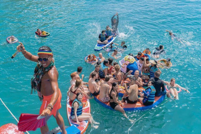 Coral Reef Snorkeling and Floating Bar Party from Nha Trang 1