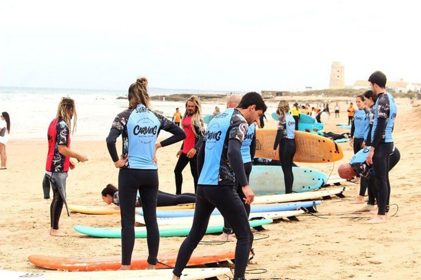 Group Surf Lesson in Palmar de Vejer 4