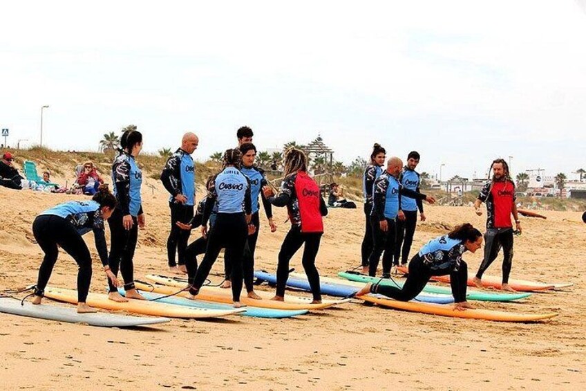 Group Surf Lesson in Palmar de Vejer 3