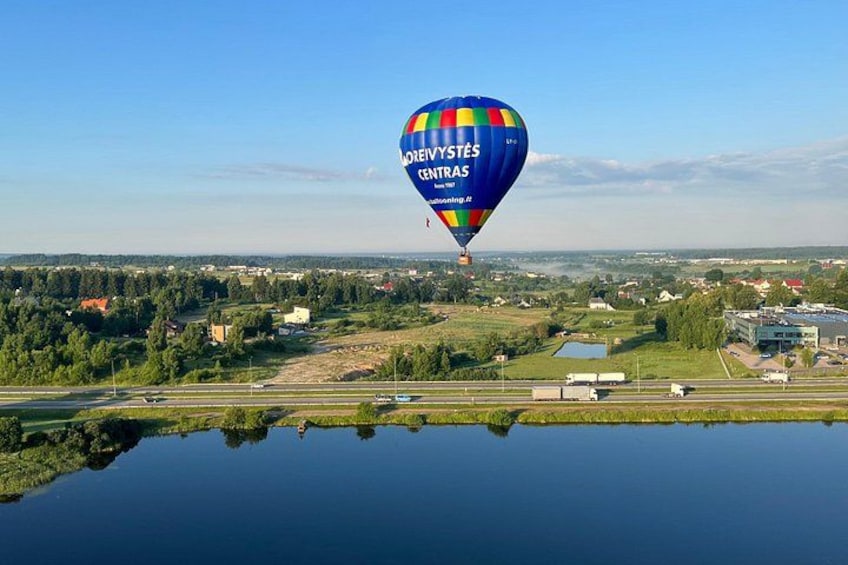 Hot air balloon flight Vilnius Trakai with Transfer and Shampagne 1