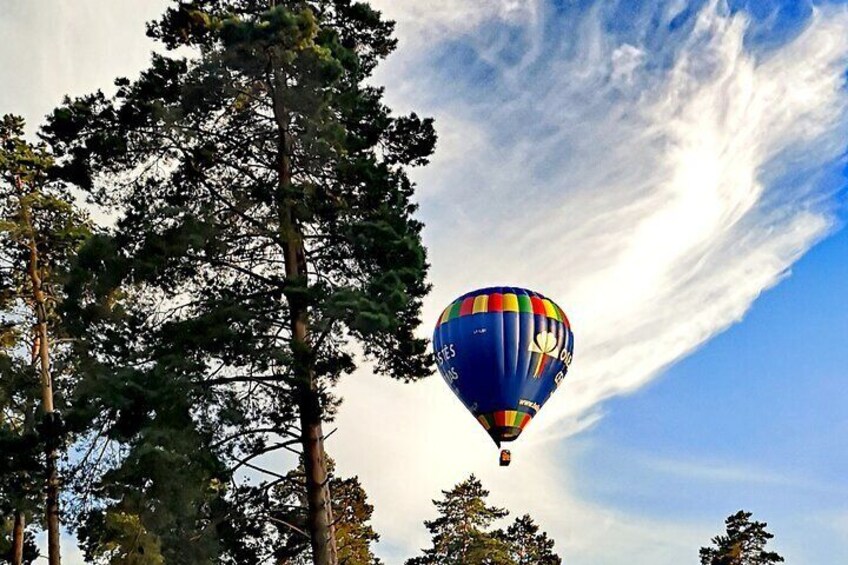 Hot air balloon flight over Vilnius or Trakai in Lithuania