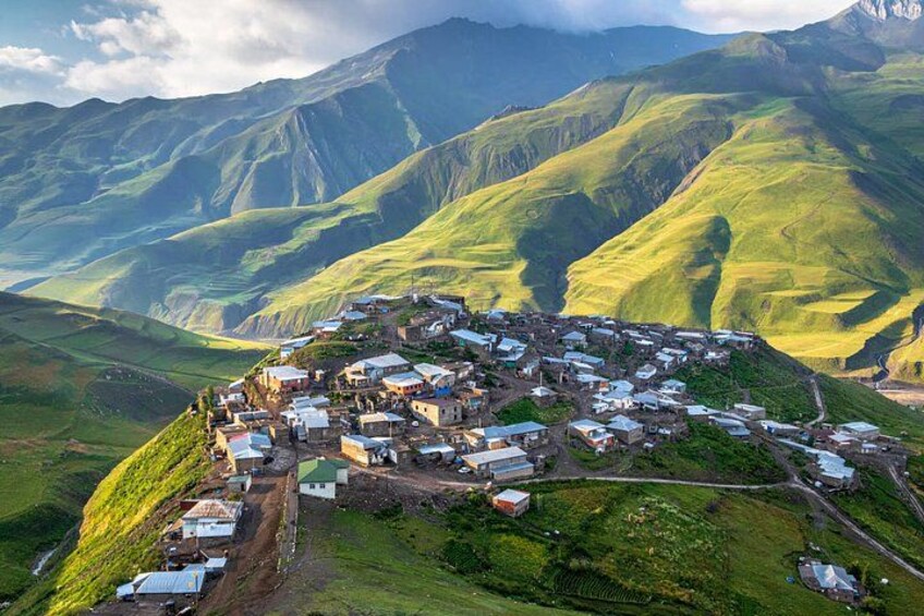 Baku to Khinaliq Village & Candy Cane Mountains Guided Day Trip 1