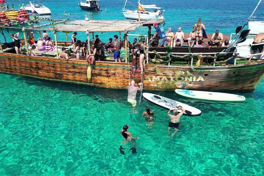 Sea Caves & Coves Snorkeling Paddle Boarding Boat Tour 2
