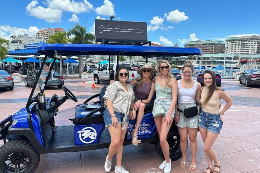 Local Guide Private Tampa City Tour by Golf Cart (Up to 5 riders) 1