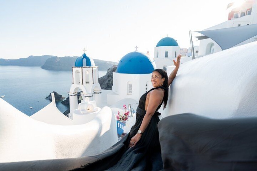 Flying Dress Photoshoot Santorini & Videos 2