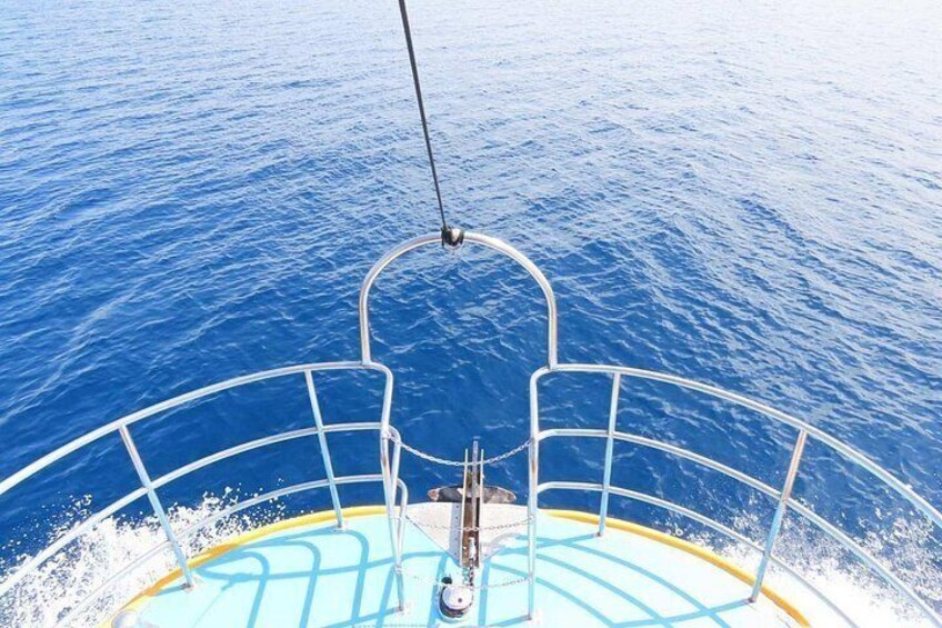 Dory's Glass Bottom Boat Adventure in Pserimos and Pserimos Beach 4