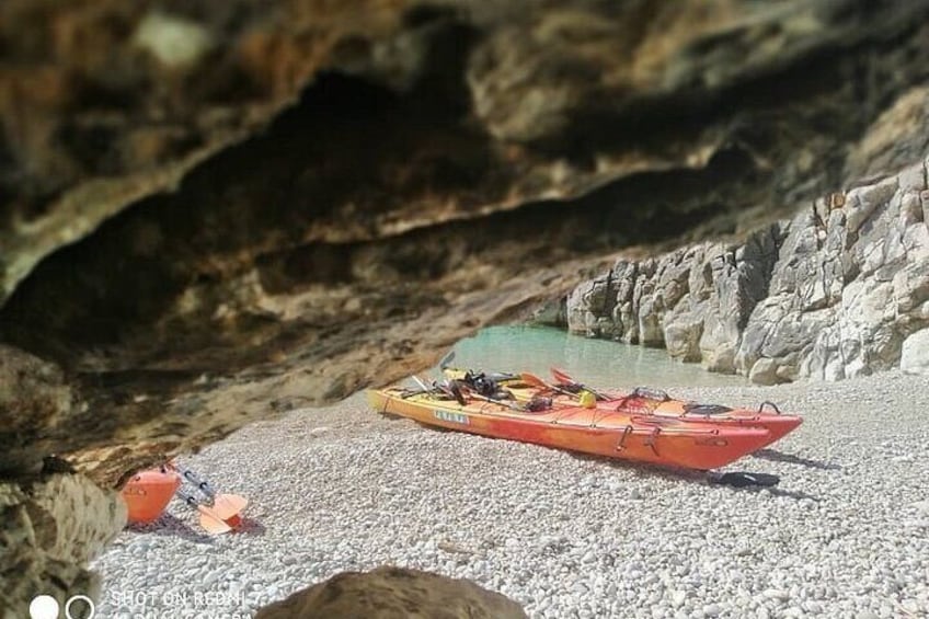Kayak Trip to Hidden blue Cave, with lunch & fruits. 3