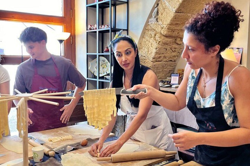 Sea Villa Cefalù: Hands-on 4-Course Pasta Cooking Class & Wine 5