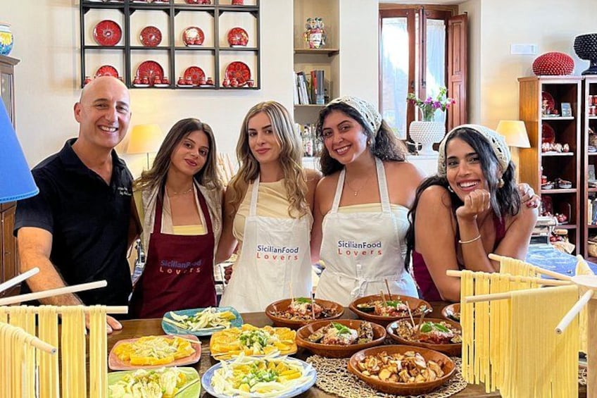 Sea Villa Cefalù: Hands-on 4-Course Pasta Cooking Class & Wine 2