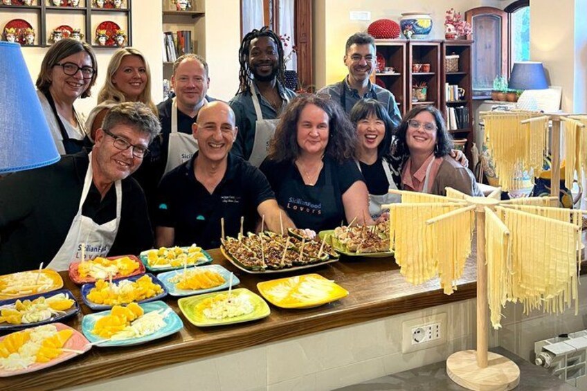 Sea Villa Cefalù: Hands-on 4-Course Pasta Cooking Class & Wine 2