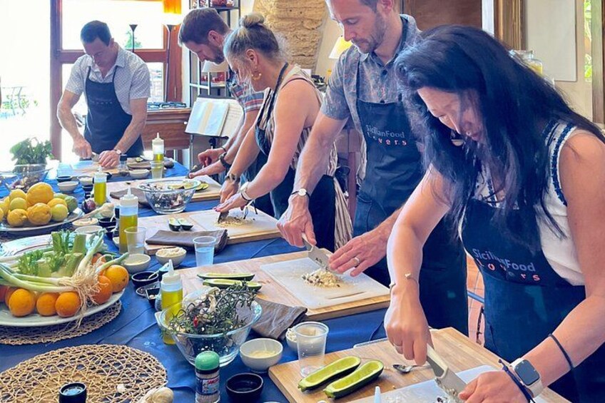 Sea Villa Cefalù: Hands-on 4-Course Pasta Cooking Class & Wine 2