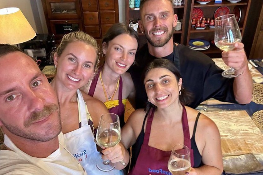 Sea Villa Cefalù: Hands-on 4-Course Pasta Cooking Class & Wine 5