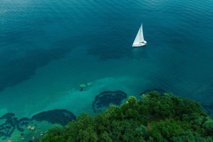 Half Day Cruise on a Sailing Yacht in Corfu Island 3