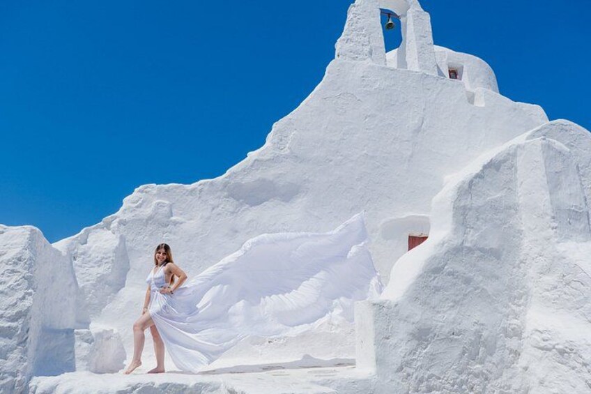 Mykonos Flying Dress Photoshoot 3