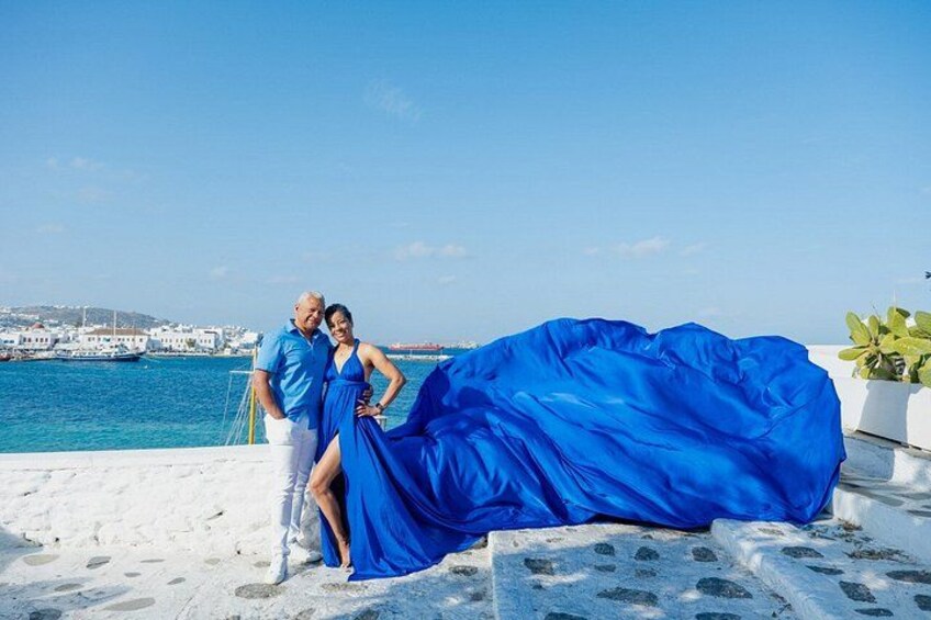 Mykonos Flying Dress Photoshoot 5
