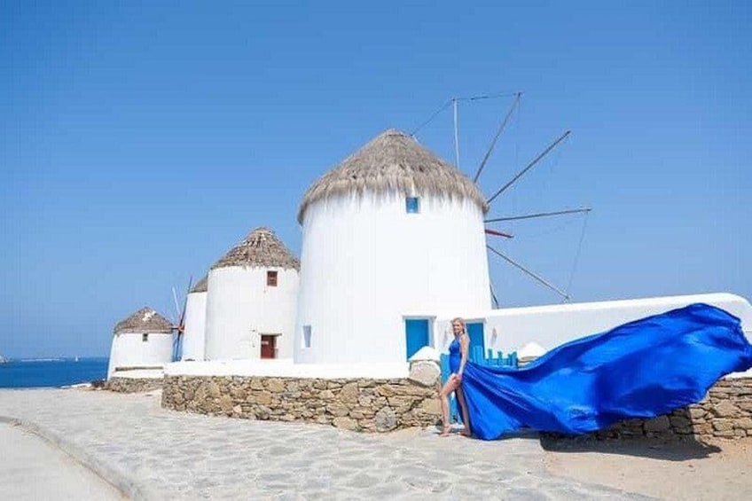 Mykonos Flying Dress Photoshoot 4