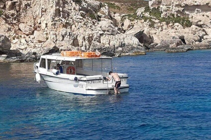 Comino and Gozo Private Boat Tour : Julie Pearl Boat 3