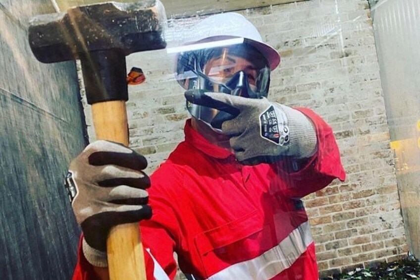 Escape Room Smash Room and Axe Throwing Package 3