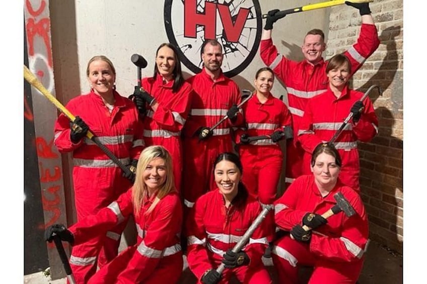 Escape Room Smash Room and Axe Throwing Package 5